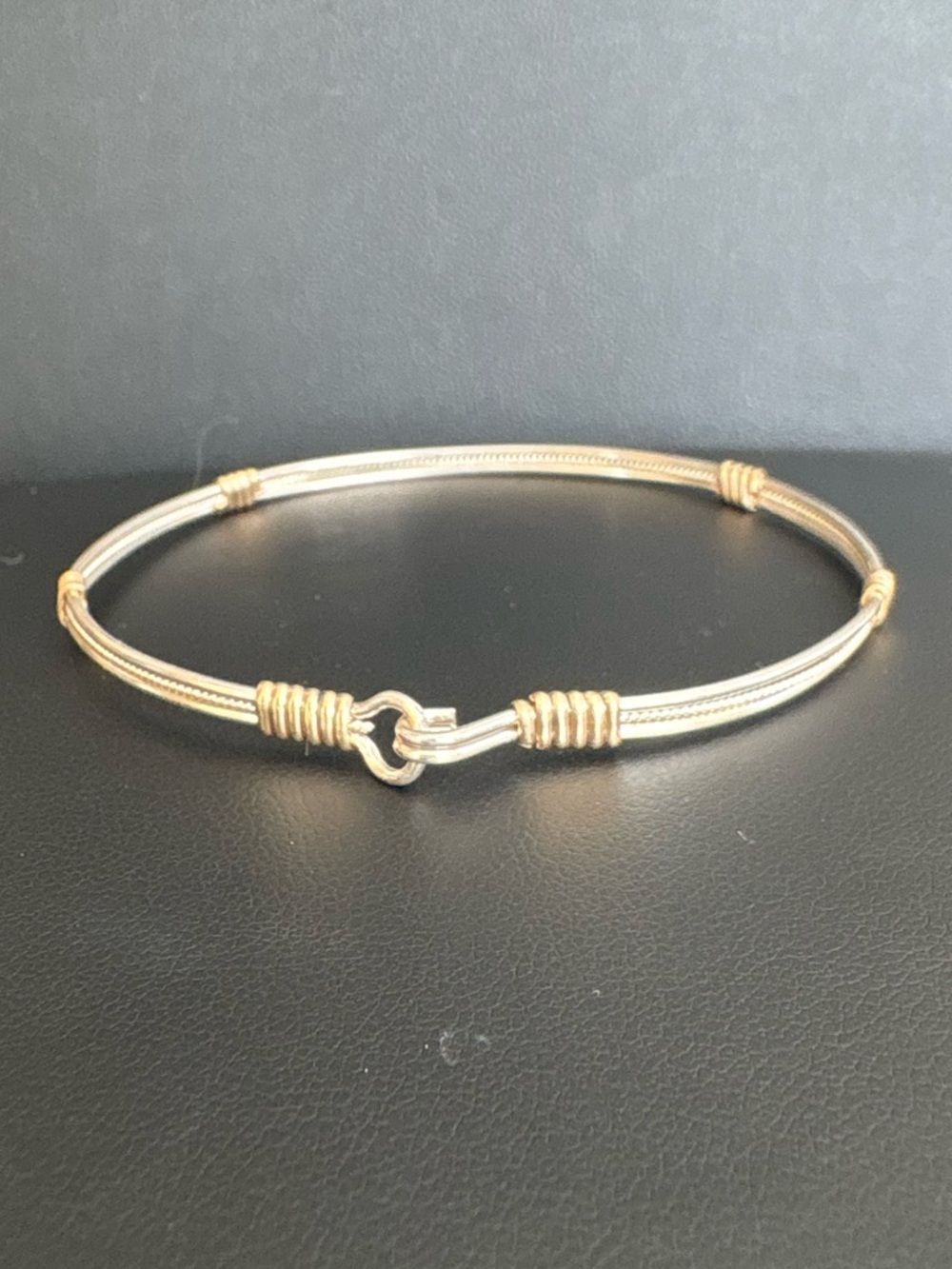 Ronaldo Jewelry Be Kind Bracelet 925 Sterling Silver Gold Accent 7.5 - Picture 7 of 16